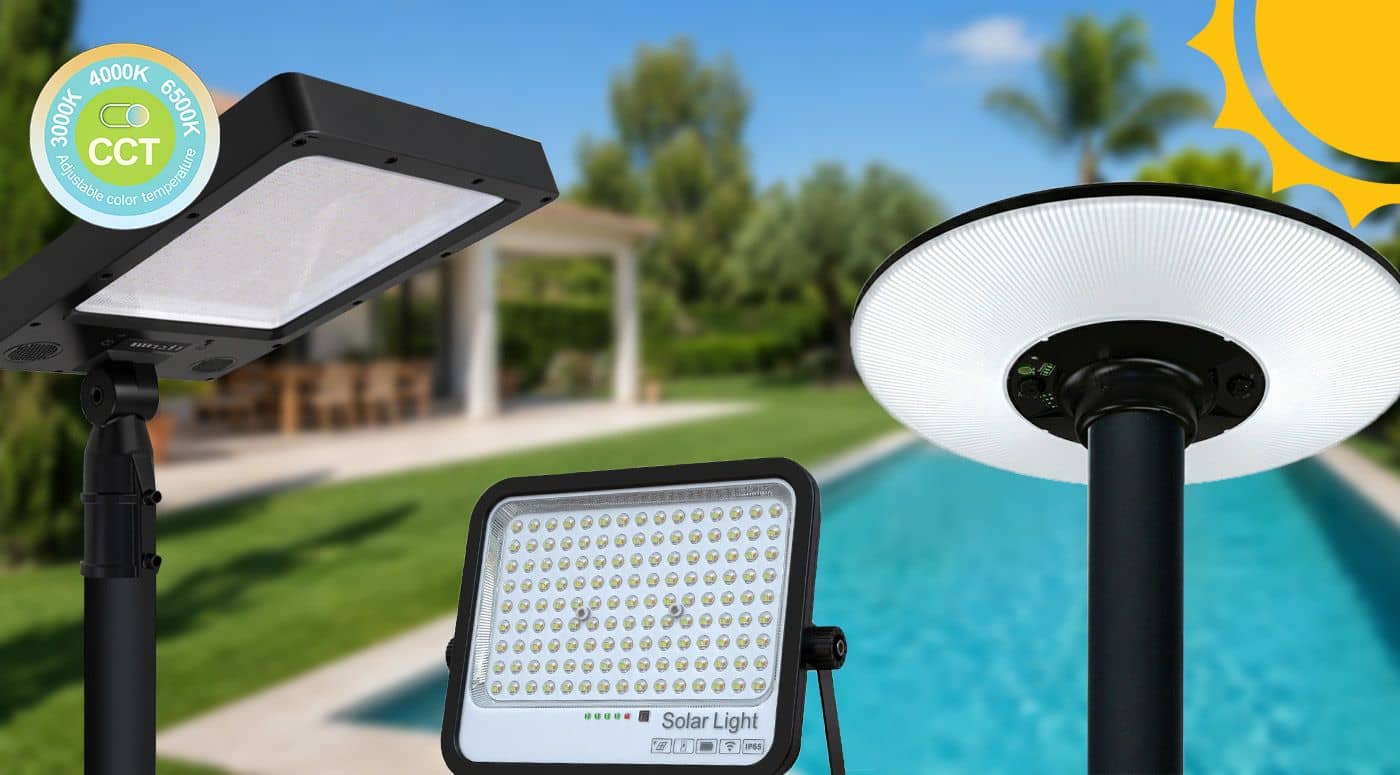 ILUMINACIÓN SOLAR LED PARA EXTERIOR