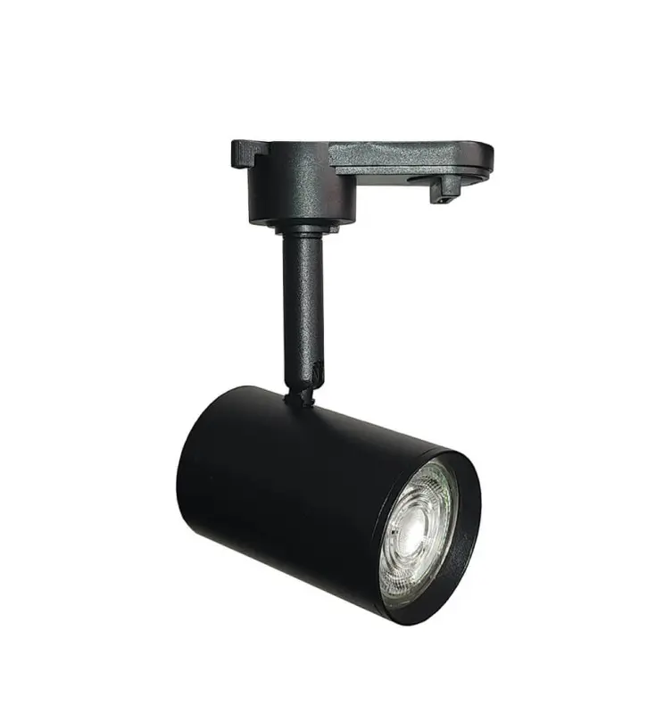 Foco carril LED 8W Monofásico - NEGRO - 24º - HIGH LUMEN 165Lm/W - Imagen 1