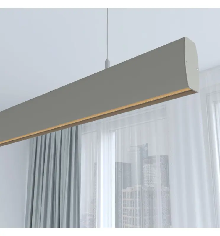 Lámpara Lineal Colgante LED - RICARDO Gris - 0.5m - 1m - 1,5m - 2m - Imagen 1