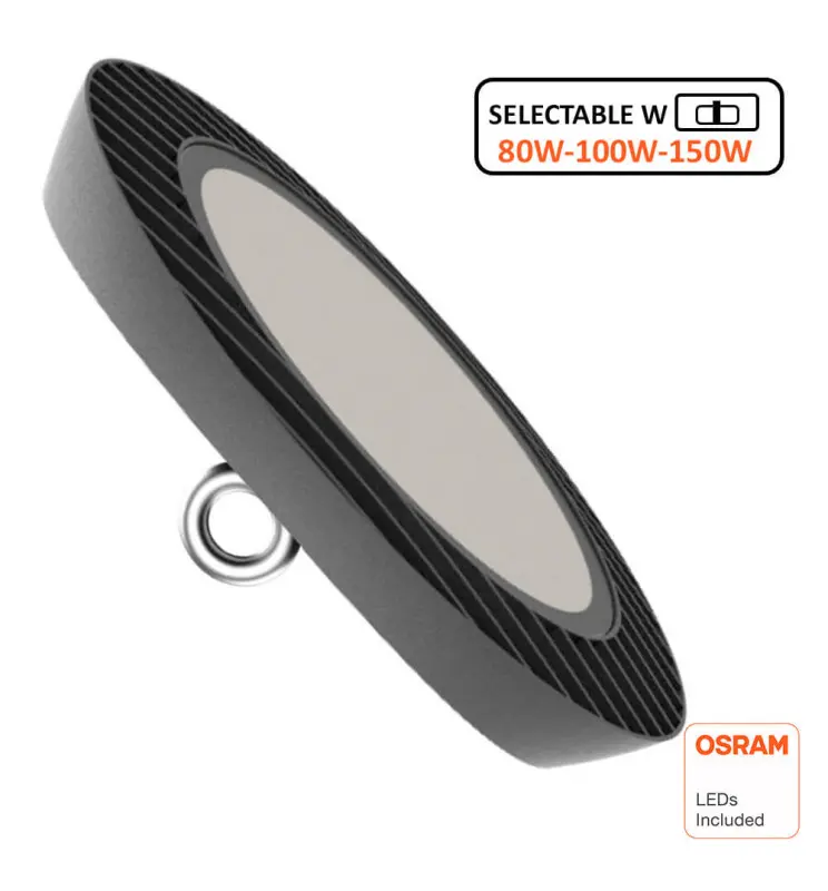 Campana Industrial LED 150W-100W-80W UFO ENDURANCE OSRAM CHIP DURIS E 2835 - Imagen 1