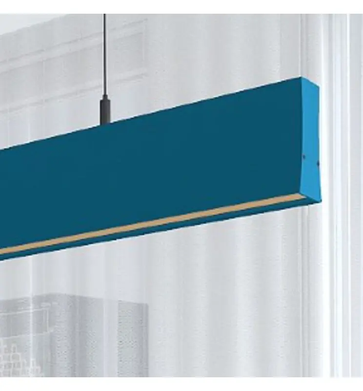 Linjär lampa LED - hängande - LOLA azurblått - 0,5 m - 1m - 1,5m - 2m - Imagen 1