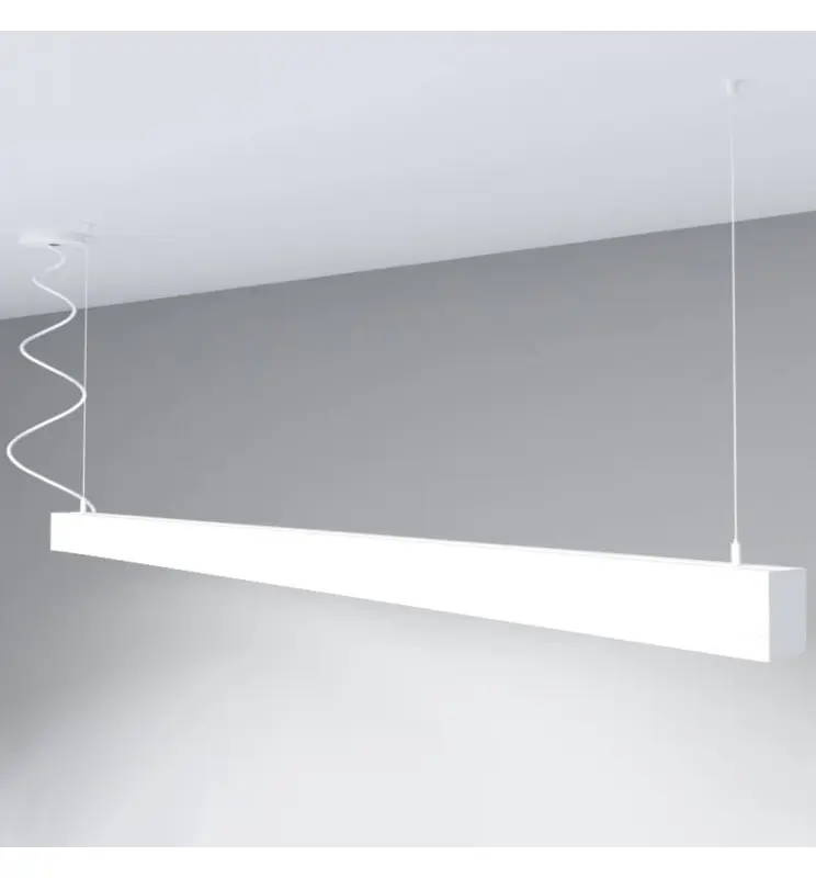 Lámpara Lineal Colgante LED - MUNICH BLANCO - 0.5m - 1m - 1,5m - 2m - IP54 - Dimable - Imagen 1