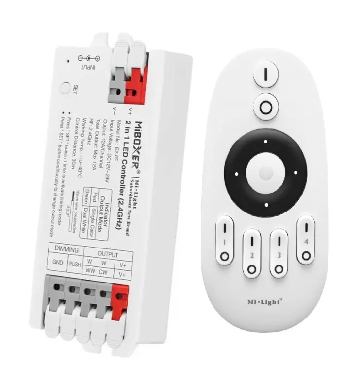 Pack Controladora LED CCT 12-24V + Control remoto - 2,4GHz - Imagen 1