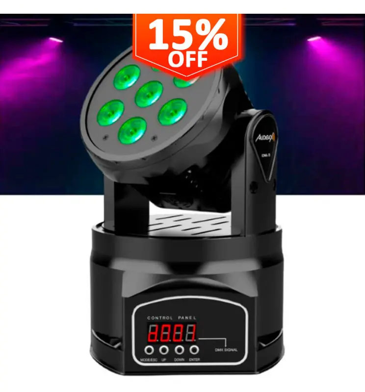Audibax IOWA 70W PLUS Cabeza Móvil RGBW Wash + Beam - Imagen 1