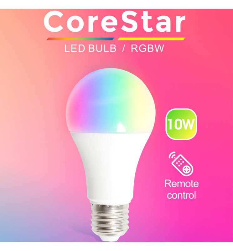 Ecd Germany 1-pack E27 Ampoule Led Rgb 5w Réglable Ac 220-240v 16