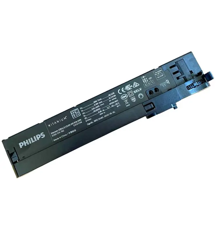 Driver LED Philips XITANIUM para carril trifásico 32W/a 0.7-0.8A 40V 3CB 230V - 5 años Garantía - Imagen 1