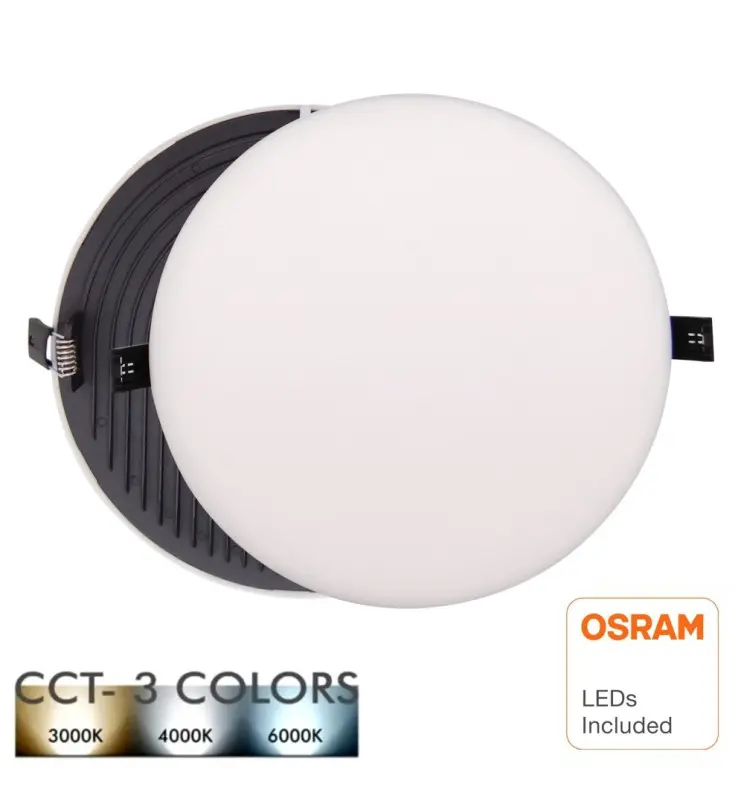 Downlight LED 24W Frameless QUASAR - OSRAM CHIP DURIS E 2835 - CCT - Imagen 1