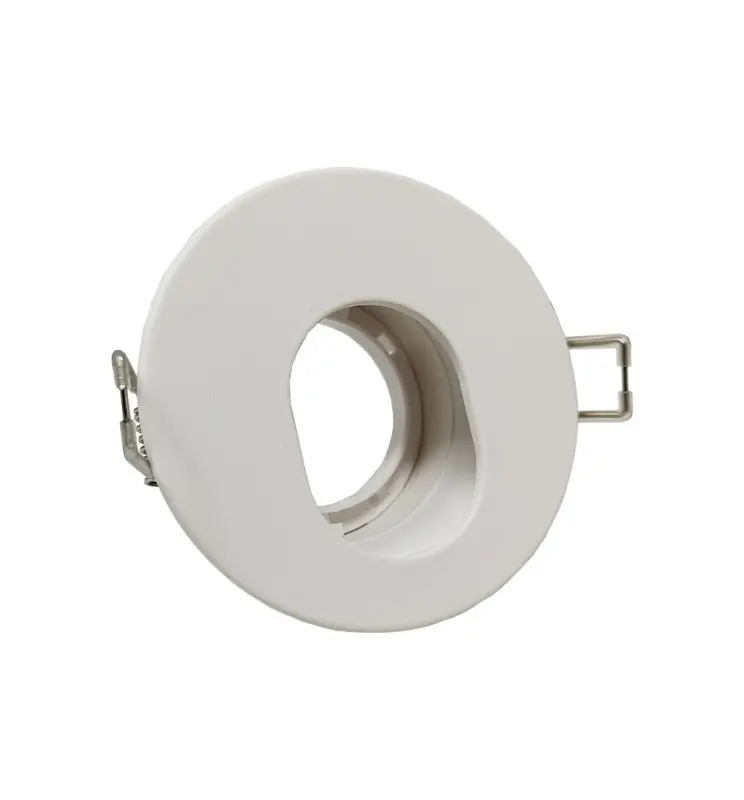 Aro Round basculante per LED dicroico GU10 MR16 - Ø85mm - Alluminio - Imagen 1
