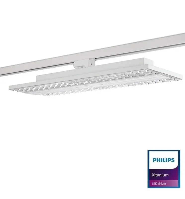 Foco Carril Lineal LED Trifásico 75W ARENDAL | Driver Philips Xitanium | 360º 58cm - Imagen 1