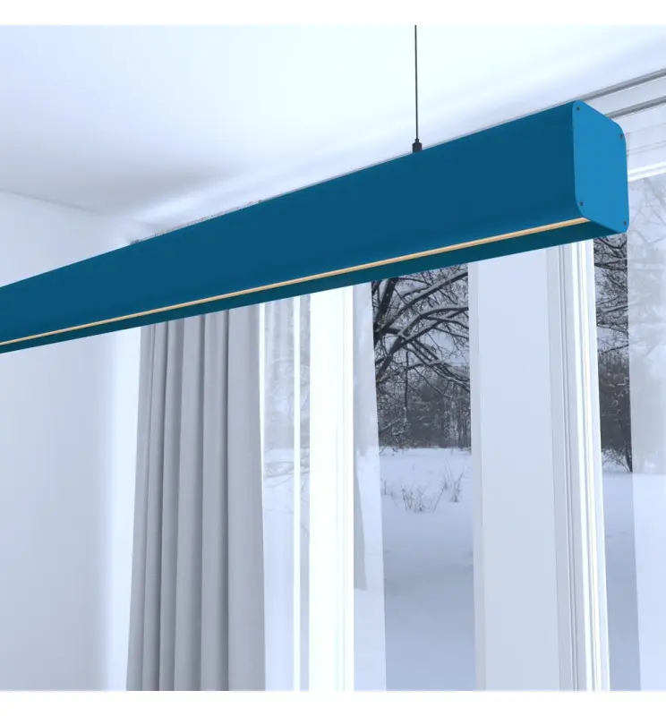 Lámpara Lineal Colgante LED -  ANTONIO AZUL AZUR- 0.5m - 1m - 1,5m - 2m - Imagen 1