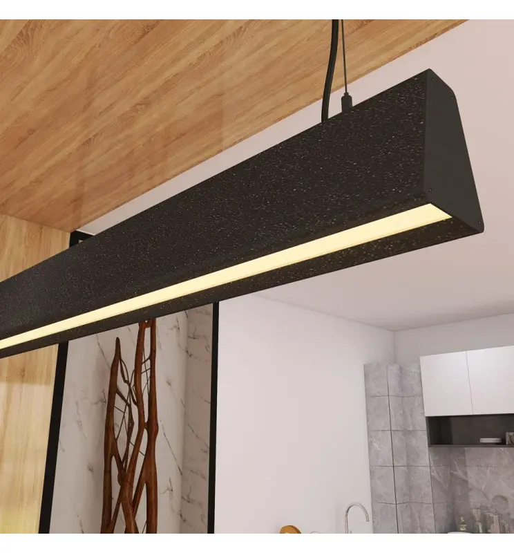 Lámpara Lineal Colgante LED - CARMEN Negro - 0.5m - 1m - 1,5m - 2m - Imagen 1
