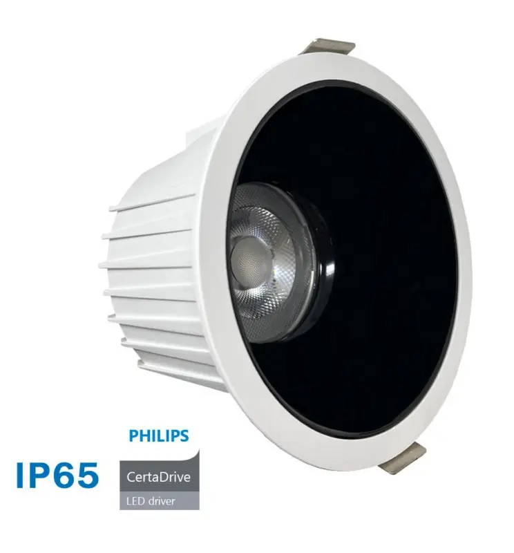 Downlight LED 40W Circulaire- Philips CertaDrive - CCT - UGR13 - IP65 - Imagen 1