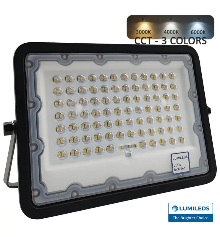 Foco Proyector LED 100W NEW AVANT BLACK - CCT COLOR SELECCIONABLE - Imagen 1