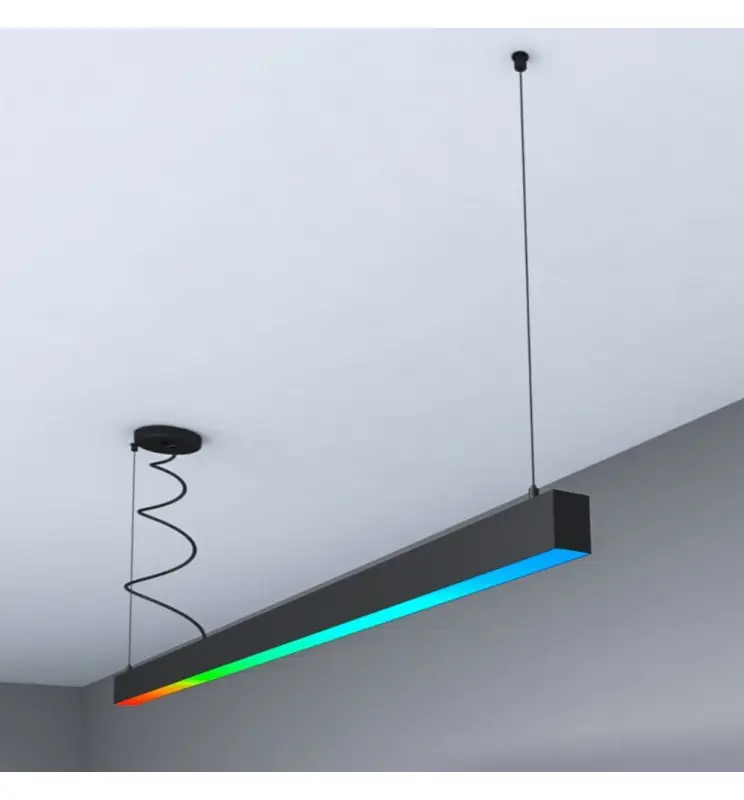 Lineær lampe LED RGB - anheng - MÜNCHEN  SVART - 0,5m - 1m - 1,5m - 2m - IP54 - Imagen 1