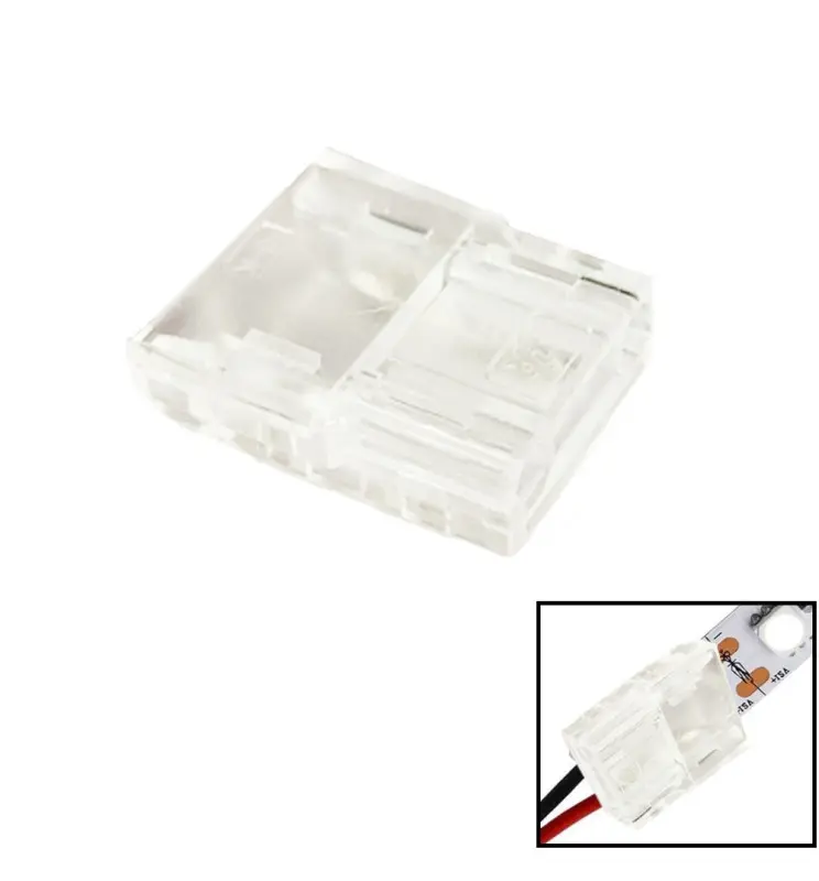 Conector  para tiras LED COB + SMD - 10mm - IP20 - Imagen 1