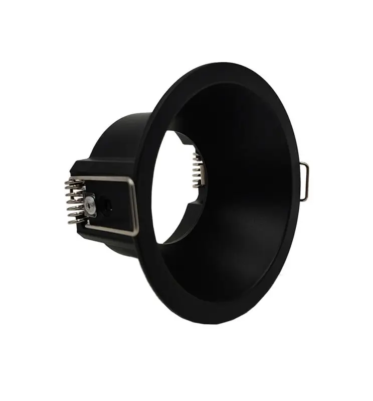 Aro Fijo Circular Para GU10-MR16 - NEGRO - Imagen 1