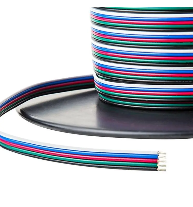 Cable para Tira LED RGBW 12-24V 5 Hilos | 25 Metros - Imagen 1