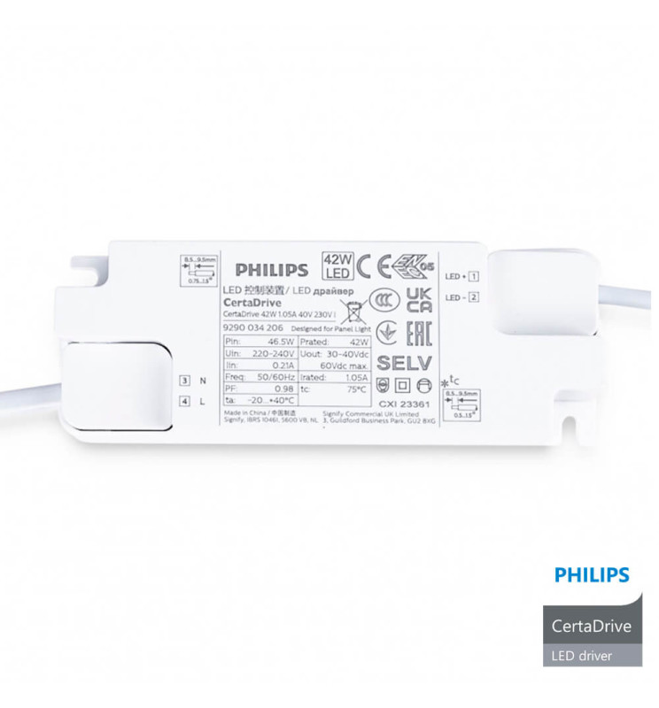 Philips CERTA Driver for LED Luminaires 42W 1050mA
