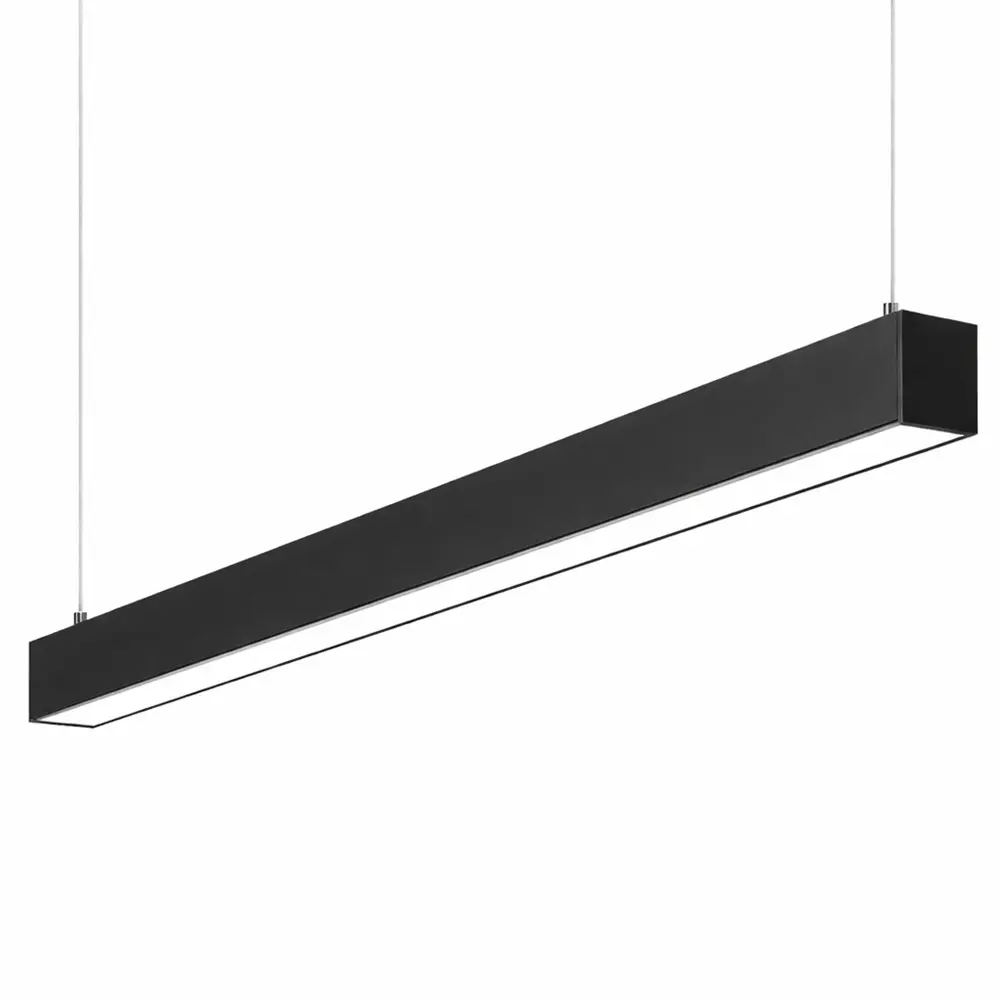 Lámpara lineal LED colgante | NEXUS LINE | Osram Driver ON/OFF - DALI - 0-10V - TRIAC | Negro - Imagen 1