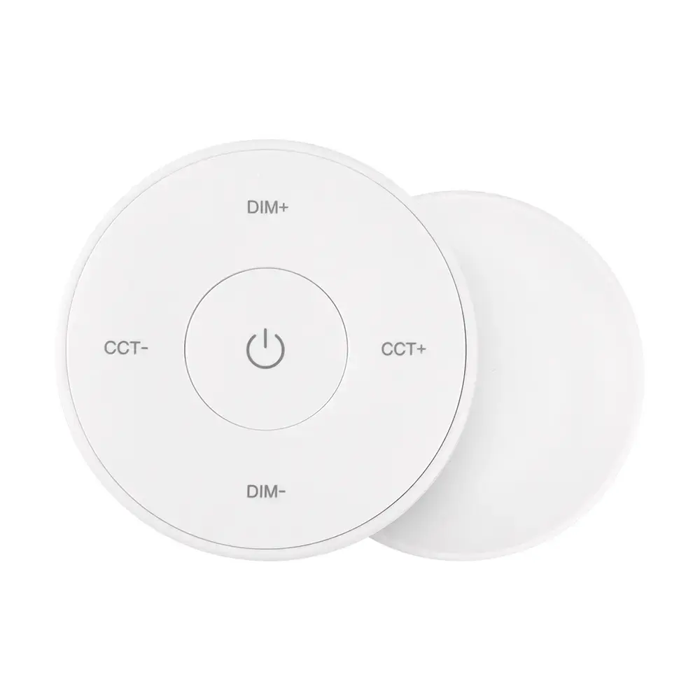 Mini Control remoto RF Blanco | Regulador + CCT + Monocolor | Táctil  - Imagen 1