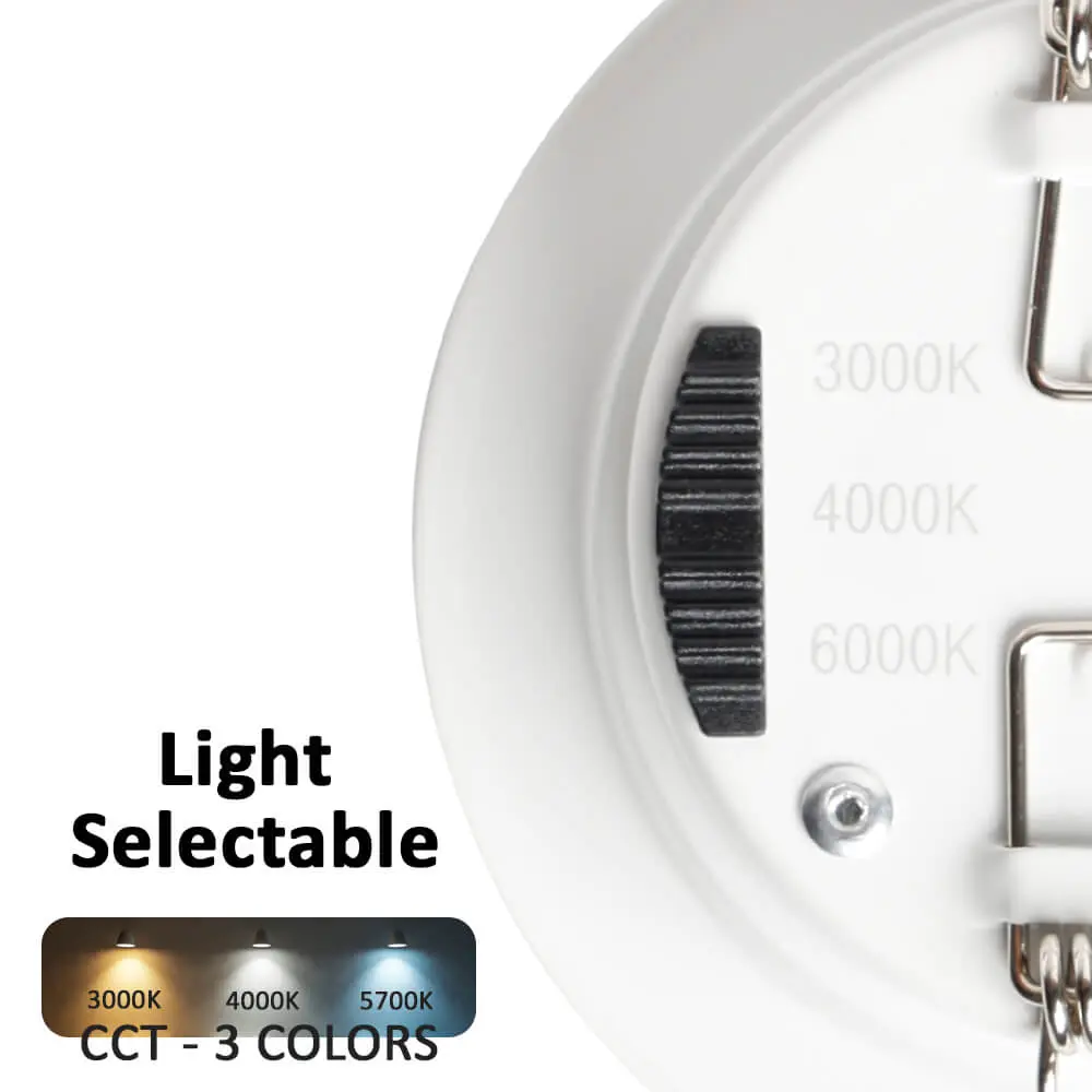 Foco empotrable LED 8W Ignífugo | Regulable TRIAC | 3CCT IP65 36º | Blanco - Imagen 1
