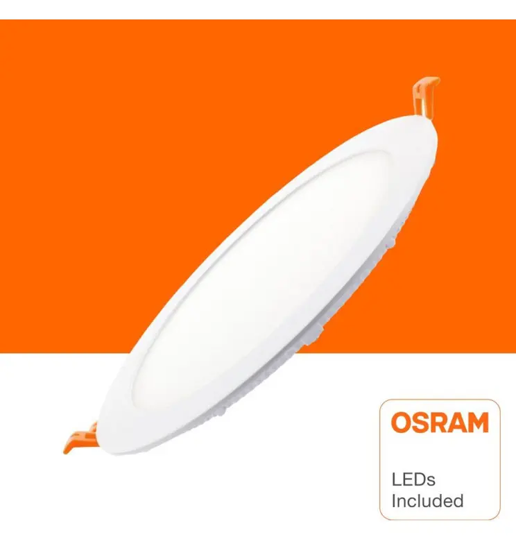 Placa Slim LED Circular 20W | OSRAM CHIP DURIS E 2835 | Corte 205mm - Imagen 1