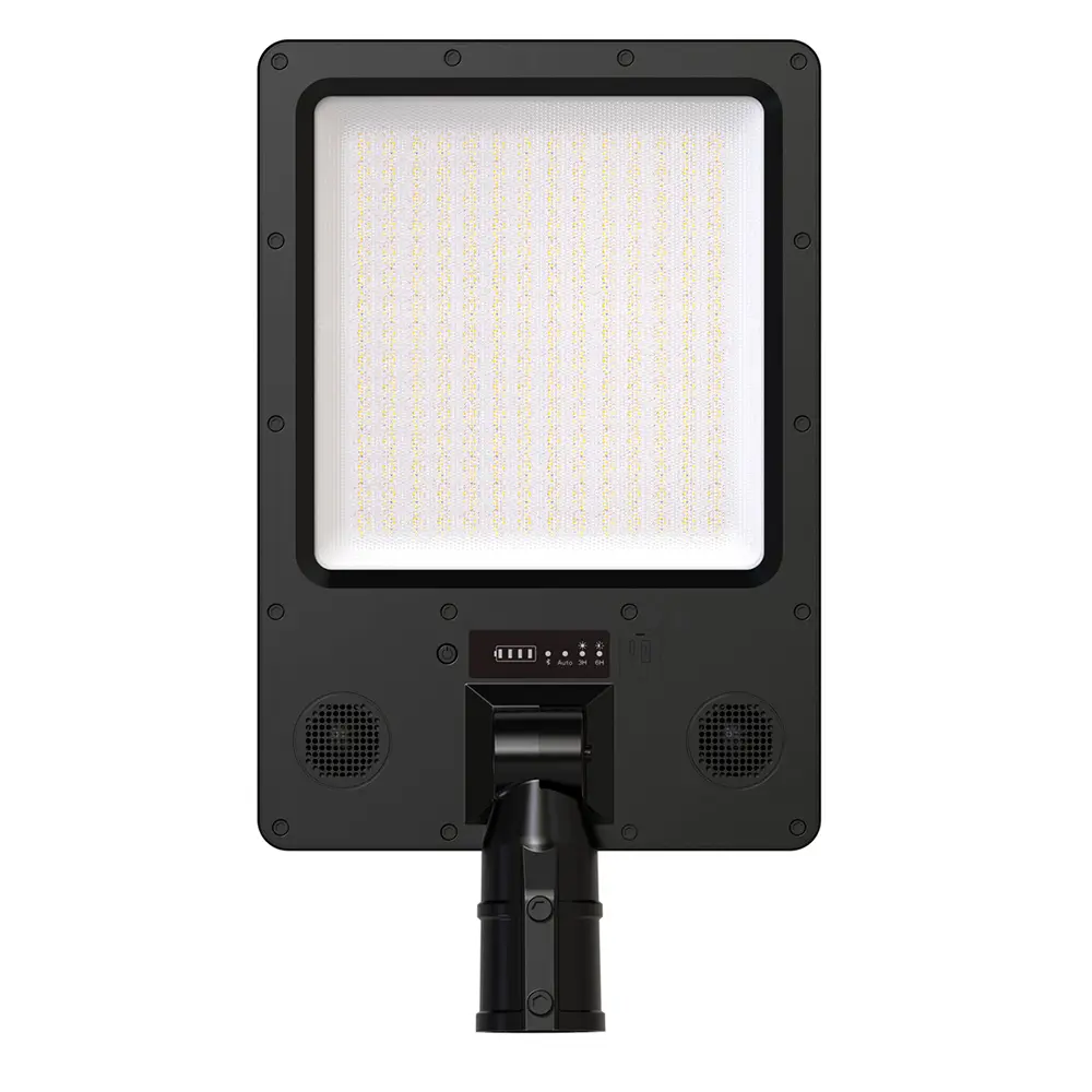 Farola LED Solar GardenSun 240 SMD7530 2800Lm 3CCT | Bluetooth + Altavoz + Control Remoto | IP65 - Imagen 1