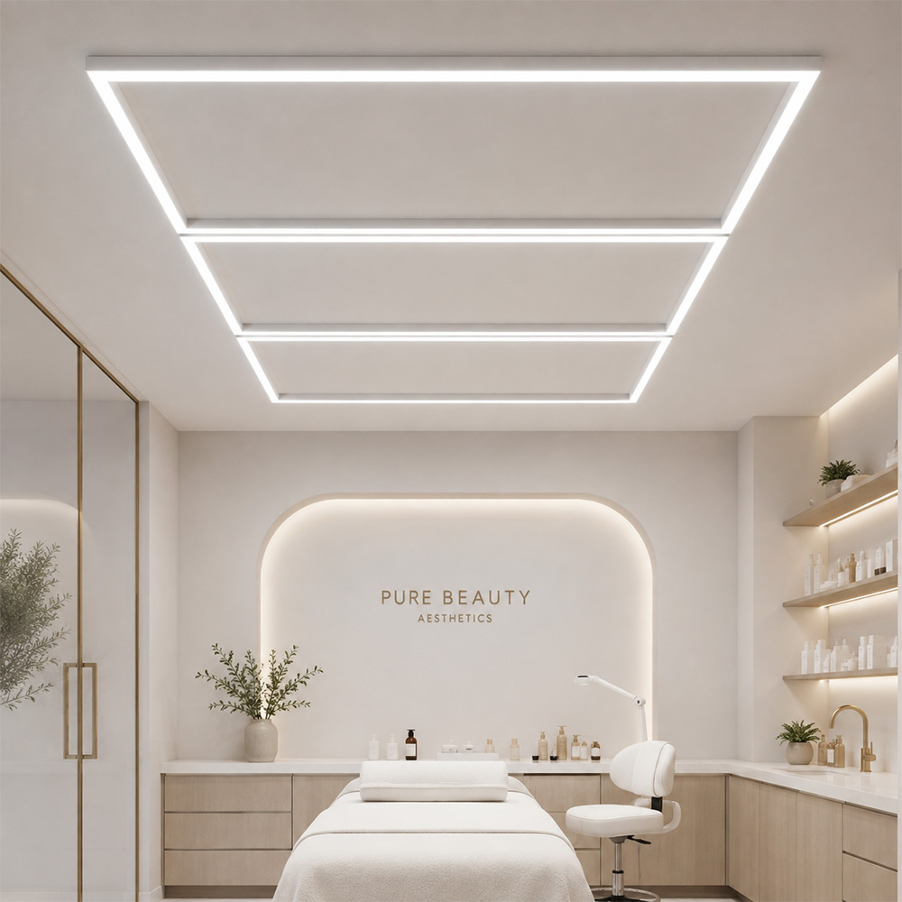 Objektbild mit verbindbaren LED Linearleuchten