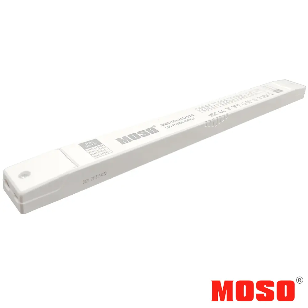 Fuente de alimentación LED MOSO 24VDC 150W voltaje constante Serie MUS | No Flicker - Imagen 1