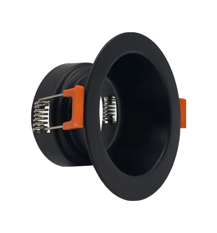 Aro Fijo Circular Para GU10-MR16 - NEGRO - Imagen 1