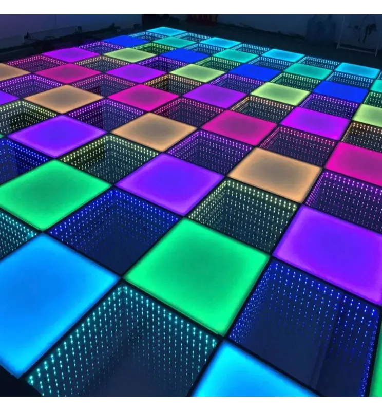 Suelo Comercial Efecto 3D Infinity LED DEEP - RGB  - 1 m2 - Imagen 1