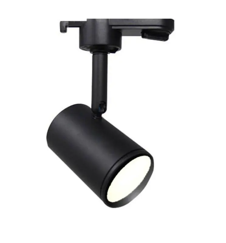 Foco de Carril NEGRO para Lámpara GU10 - Monofásico - Imagen 1