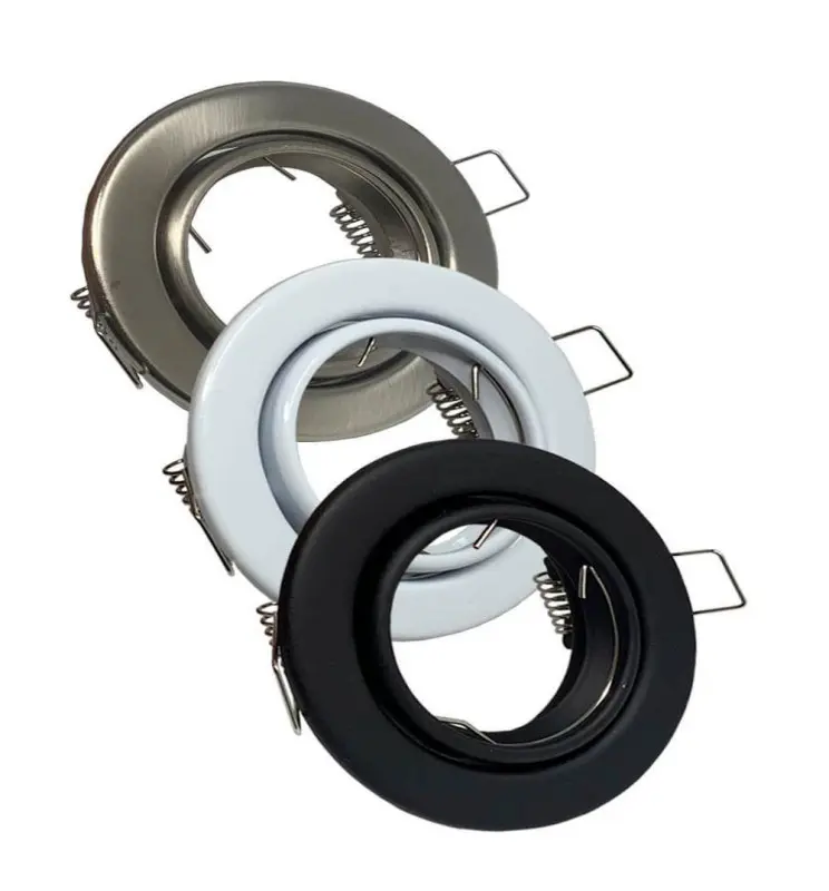 Anello rotondo regolabile per lampadina dicroica GU10 MR16 LED - Imagen 1