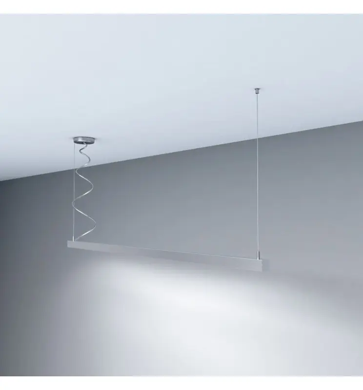 MÜNCHEN  MINI SØLV - Lineær lampe med ophængssæt- 0.44m - 0.94m - 1.44m - 1.94m - IP54-Dæmpbar - Imagen 1