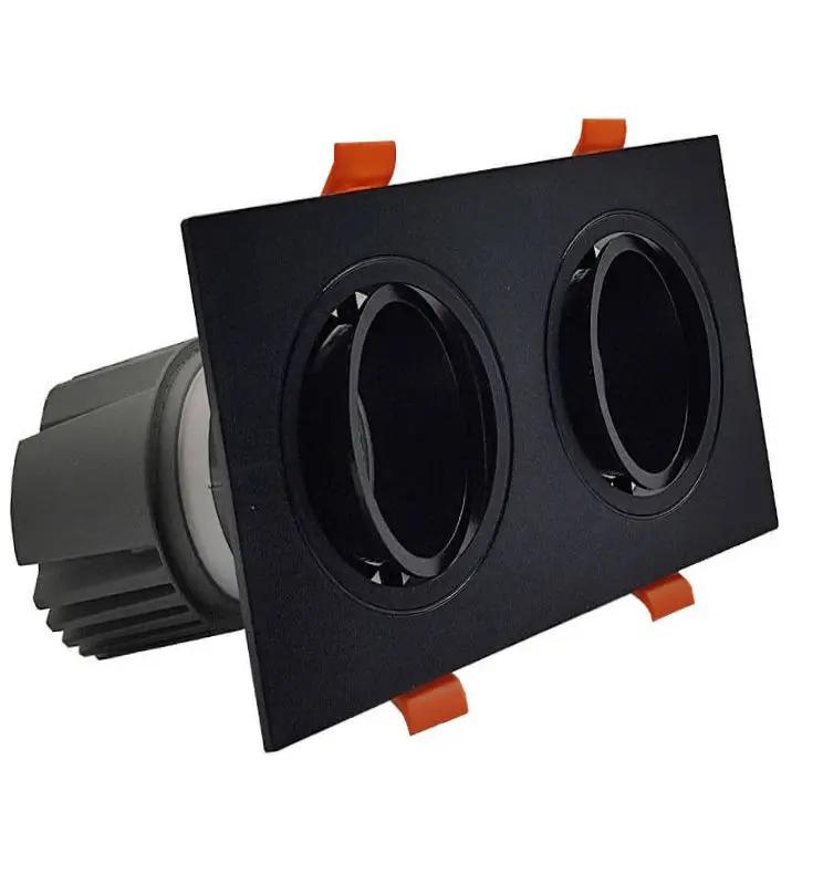 Downlight LED 30W - Direccionable  - NEGRO Doble - CRI+92 - UGR13 - Imagen 1