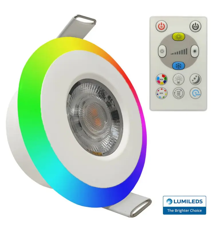Downlight LED 6W RGB+CCT - Afstandsbediening - Lumileds Chip - Imagen 1
