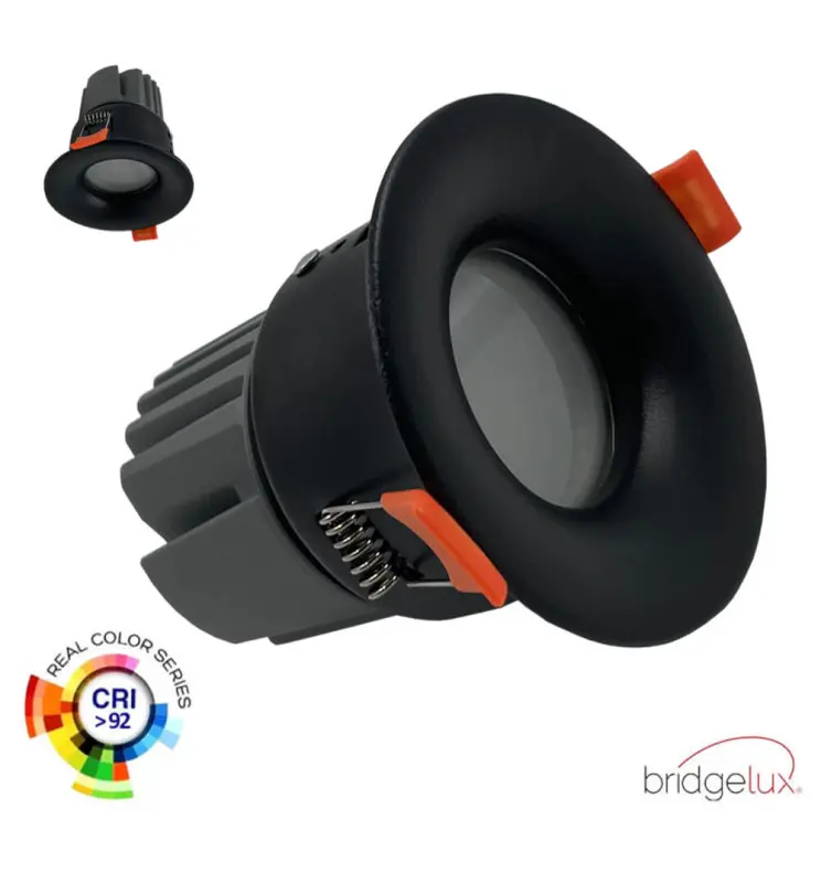 Downlight LED CIRCULAR 15W CURVE - NEGRO - CRI+92 - IP65 - UGR13 - Imagen 1