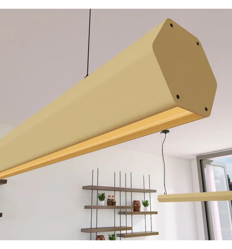 Lámpara Lineal Colgante LED - PACO Marfil - 0.5m - 1m - 1,5m - 2m - Imagen 1