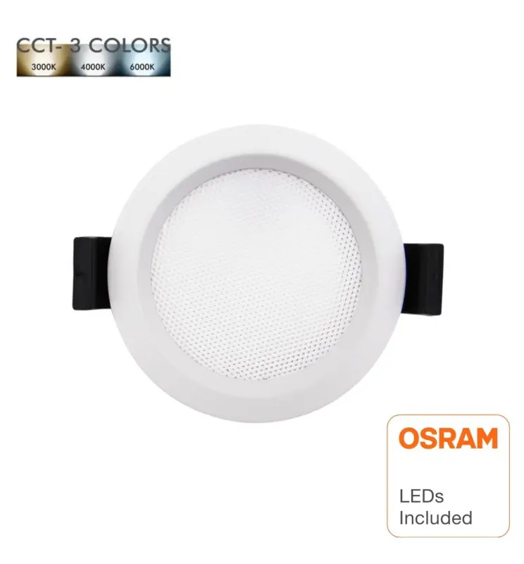 Downlight LED 12W - 8W- 5W   Circulaire - OSRAM CHIP DURIS E 2835 - CCT - UGR17 - Imagen 1