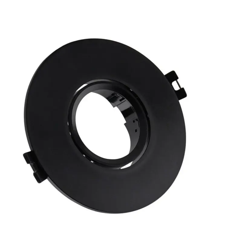 Aro Marco Circular - NEGRO - Orientable para GU10 LED - Imagen 1