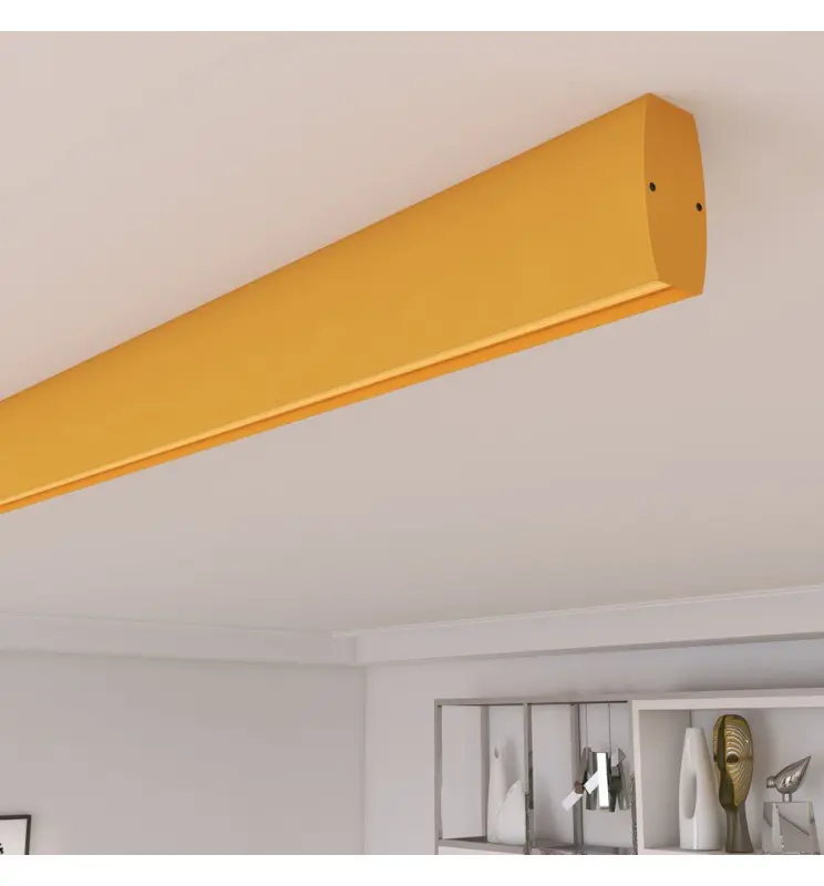 Regleta Lineal LED - RICARDO Amarillo Pastel - 0.5m - 1m - 1,5m - 2m - Imagen 1