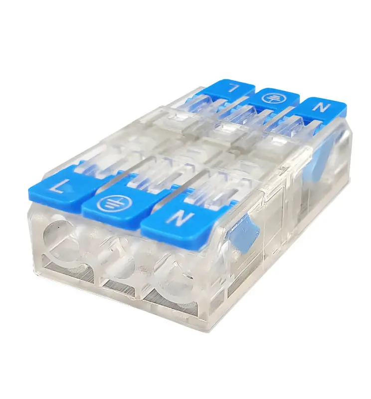 Conector Rápido - 3 Entradas - 3 Salidas - KV221-415 - para Cable Eléctrico - Imagen 1