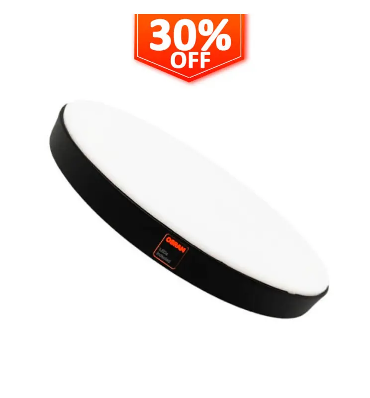 LED-Plafond 24W Yta OSRAM Chip - NARVIK - Svart - Imagen 1