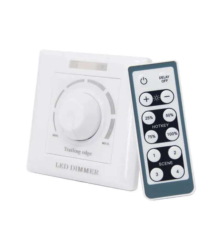 TRIAC 200W Dimmer AC 220V met IR afstandsbediening - Imagen 1