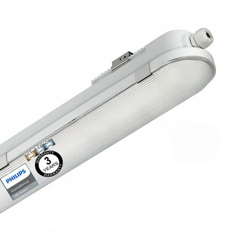 Regleta Estanca LED 40W COREPLUS 120cm| Philips CertaDrive | 3CCT | IP65 - Imagen 1