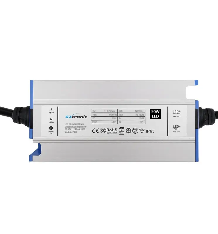 Driver GXTronic per apparecchi LED MAGNUM PRO 50W 1300mA - IP65 - Imagen 1