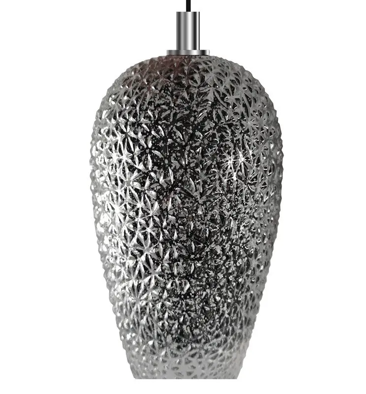 Lámpara LED Filamento Colgante -  Silver Smoke - 4W - Ambar - Imagen 1
