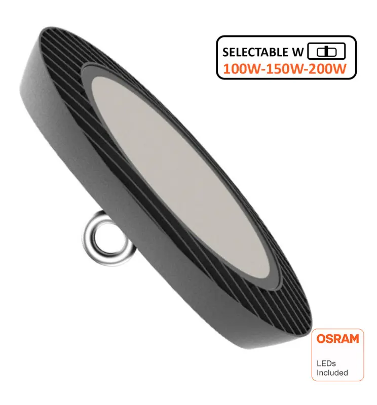 Campana Industrial LED 200W-150W-100W UFO ENDURANCE OSRAM CHIP DURIS E 2835 - Imagen 1