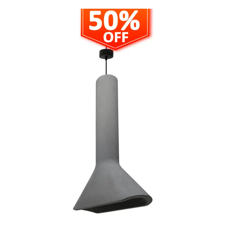 Lampe Suspension en Béton HARDNESS - Style Industriel - E14 - Imagen 1
