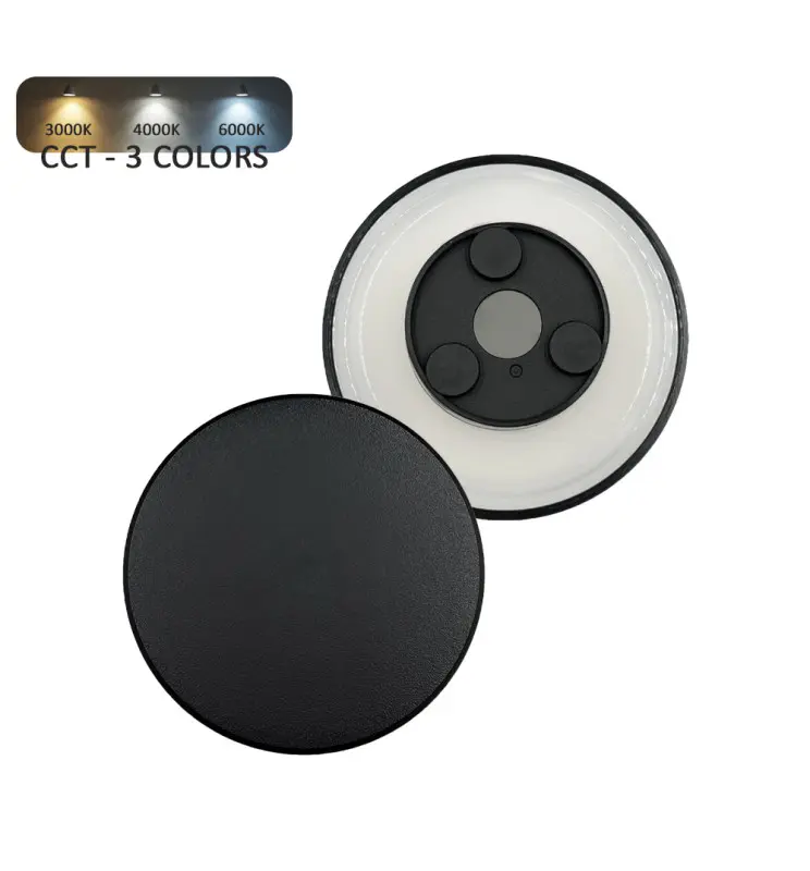 Aplique LED 9W - MOON - CCT Color Seleccionable - IP65 - Imagen 1